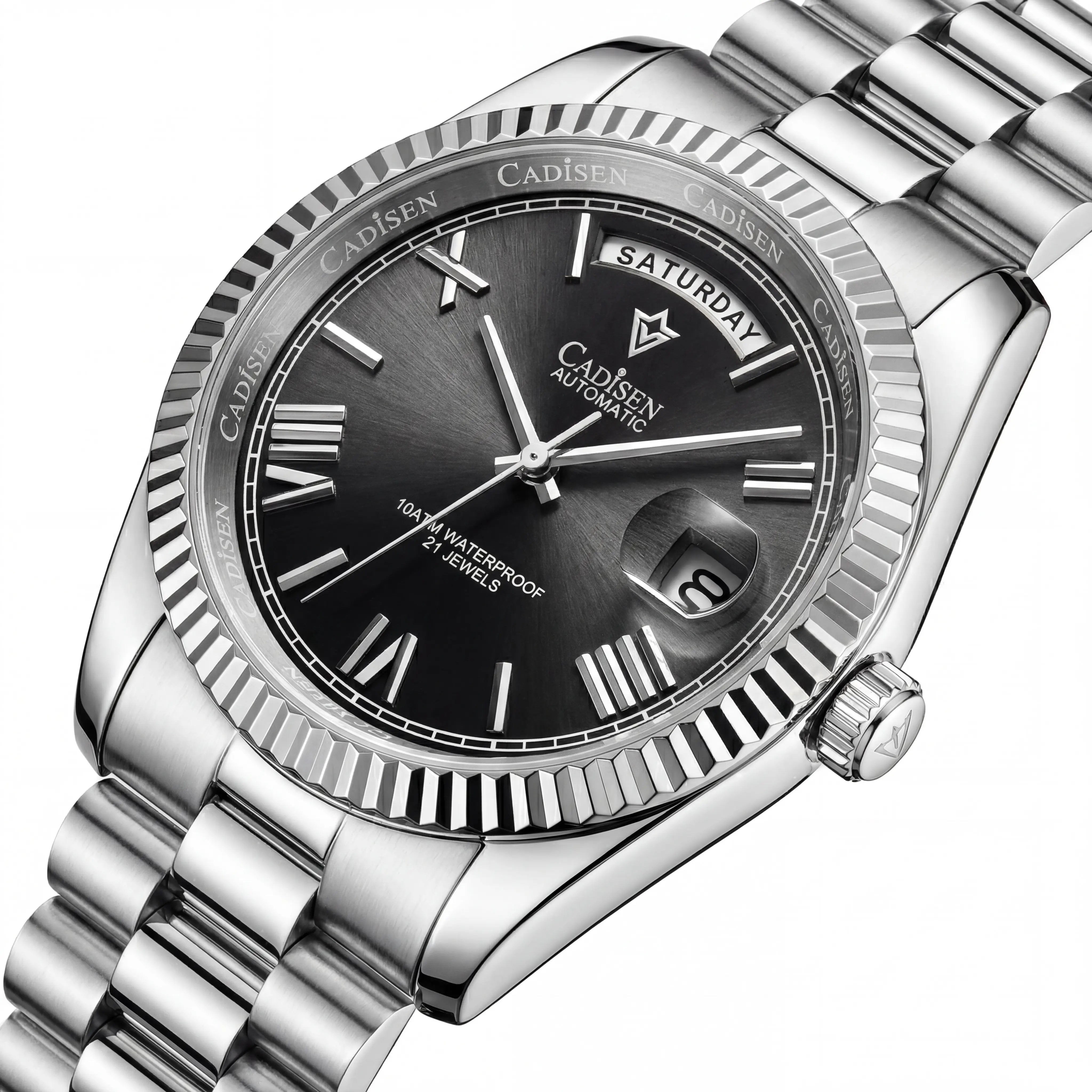 Ravelle Grand Sovereign | Silver Fluted Onyx