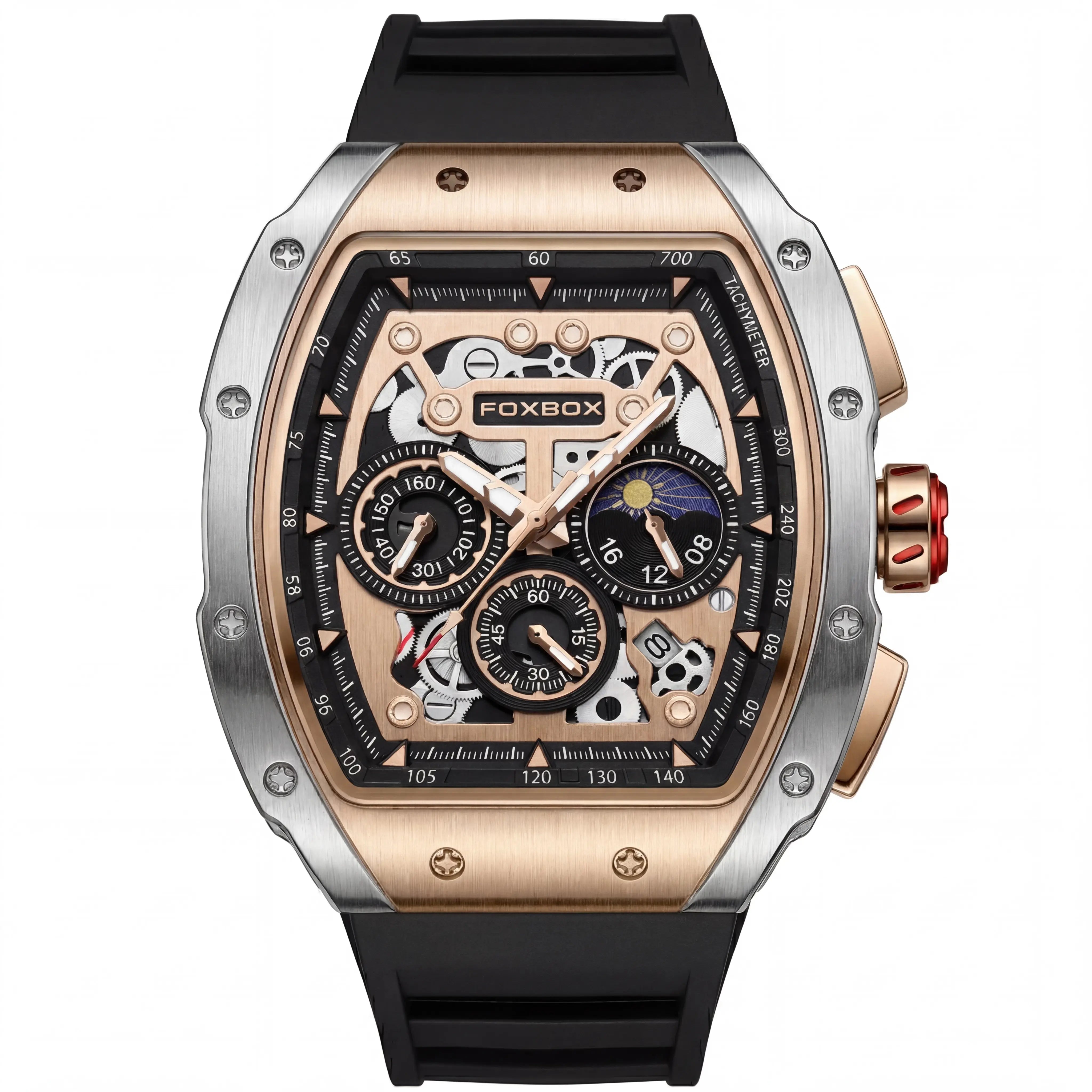Ravelle Eclipse Dusk | Rose Gold Moon Skeleton