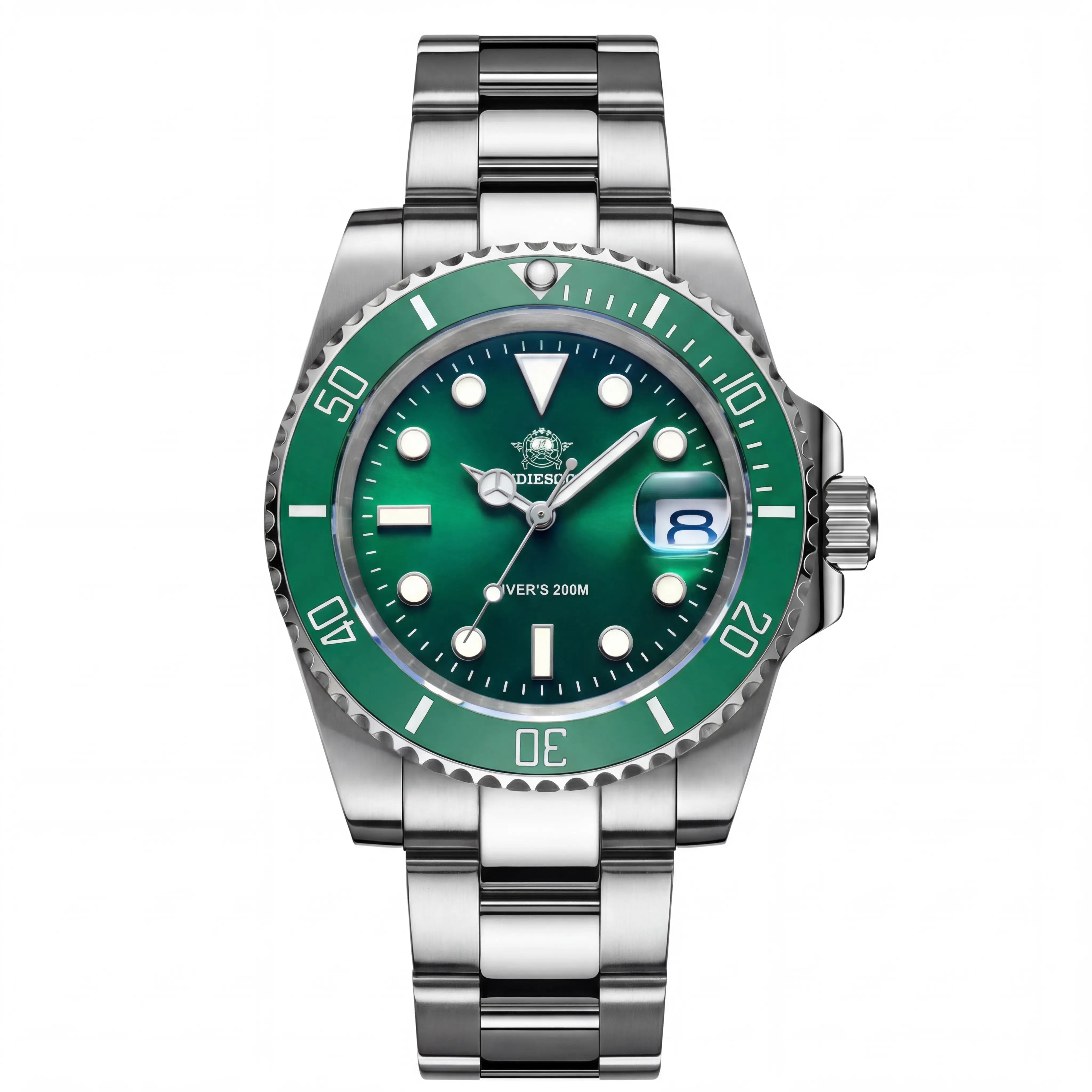 Ravelle Deep Sovereign | Emerald Bezel Steel