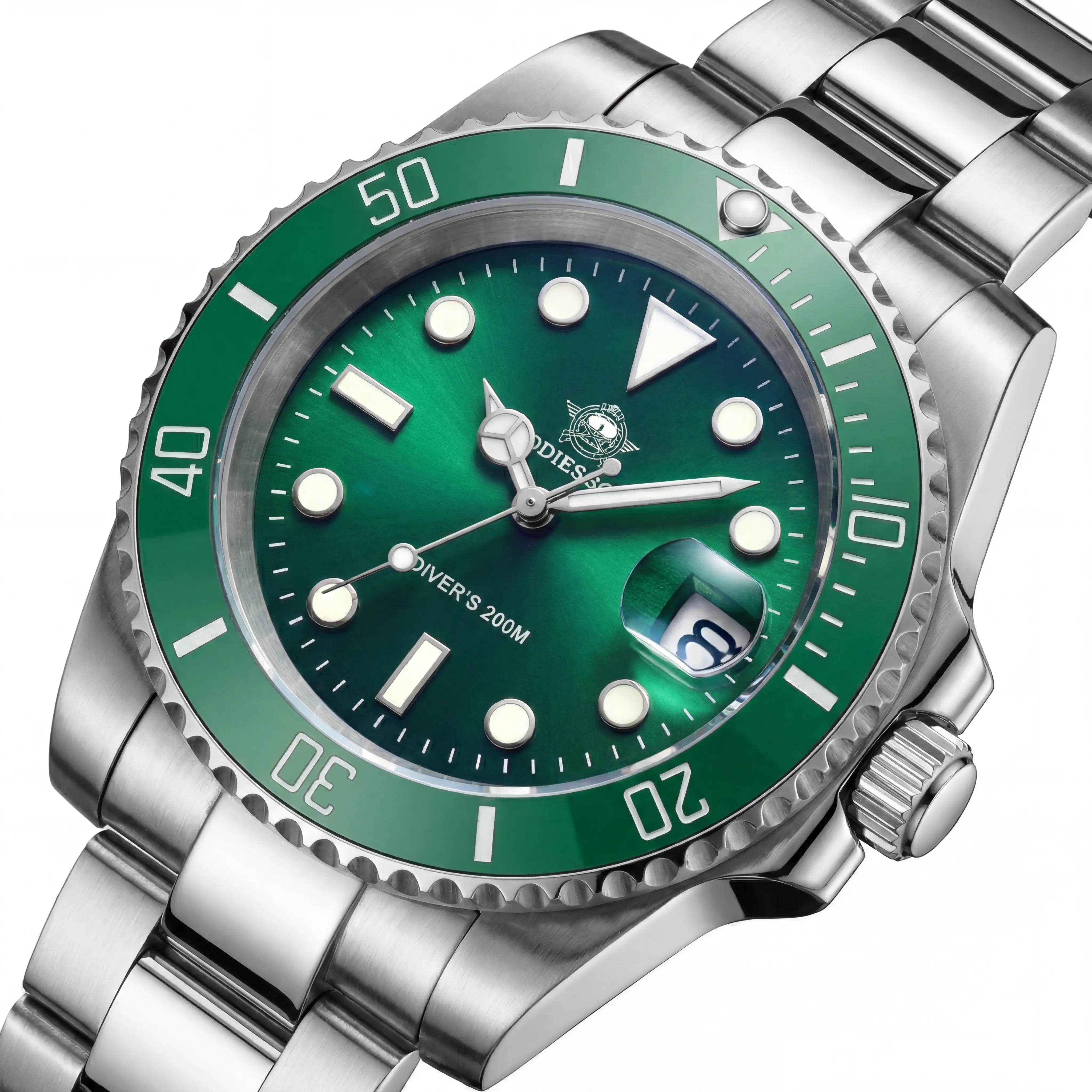 Ravelle Deep Sovereign | Emerald Bezel Steel