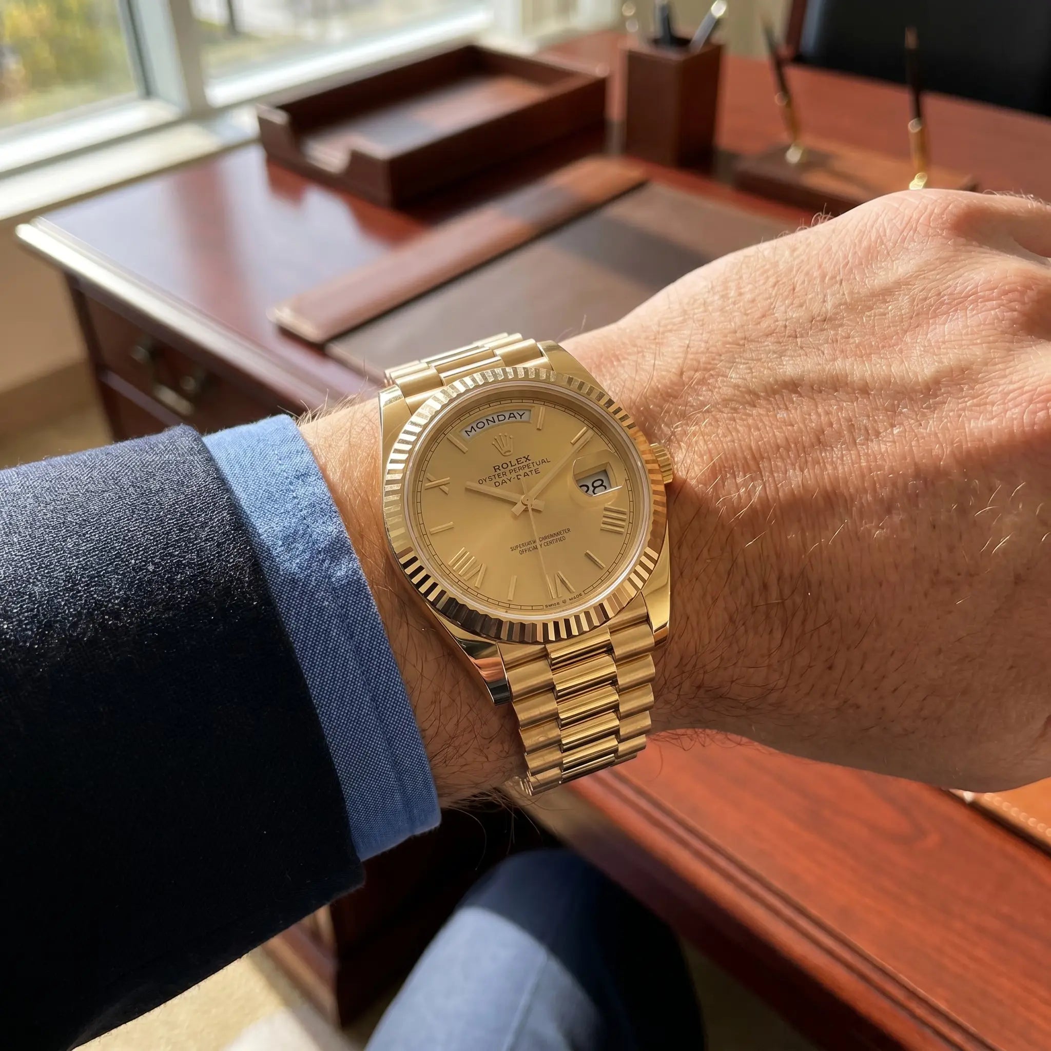 Rolex Day-Date + Premium Custom Box