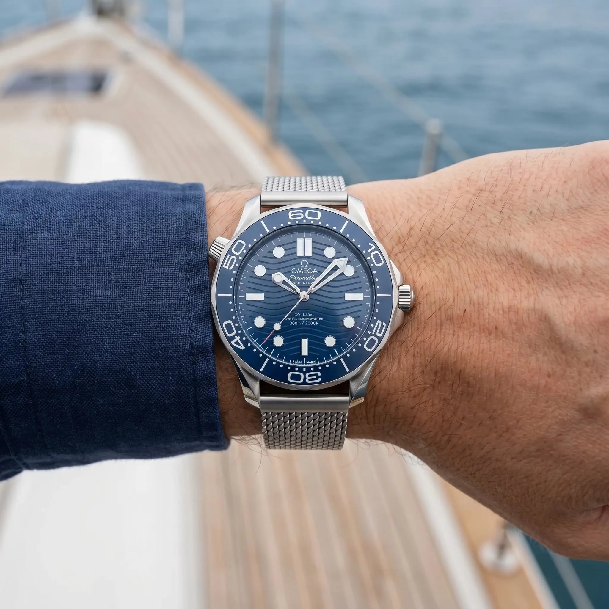 Omega Seamaster Diver 300M + Premium Custom Box