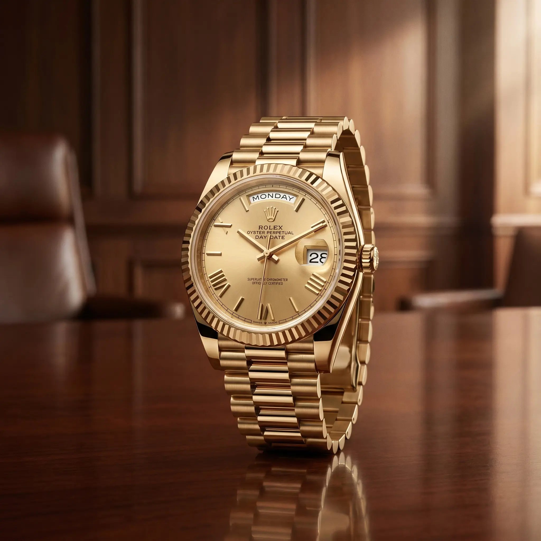 Rolex Day-Date + Premium Custom Box
