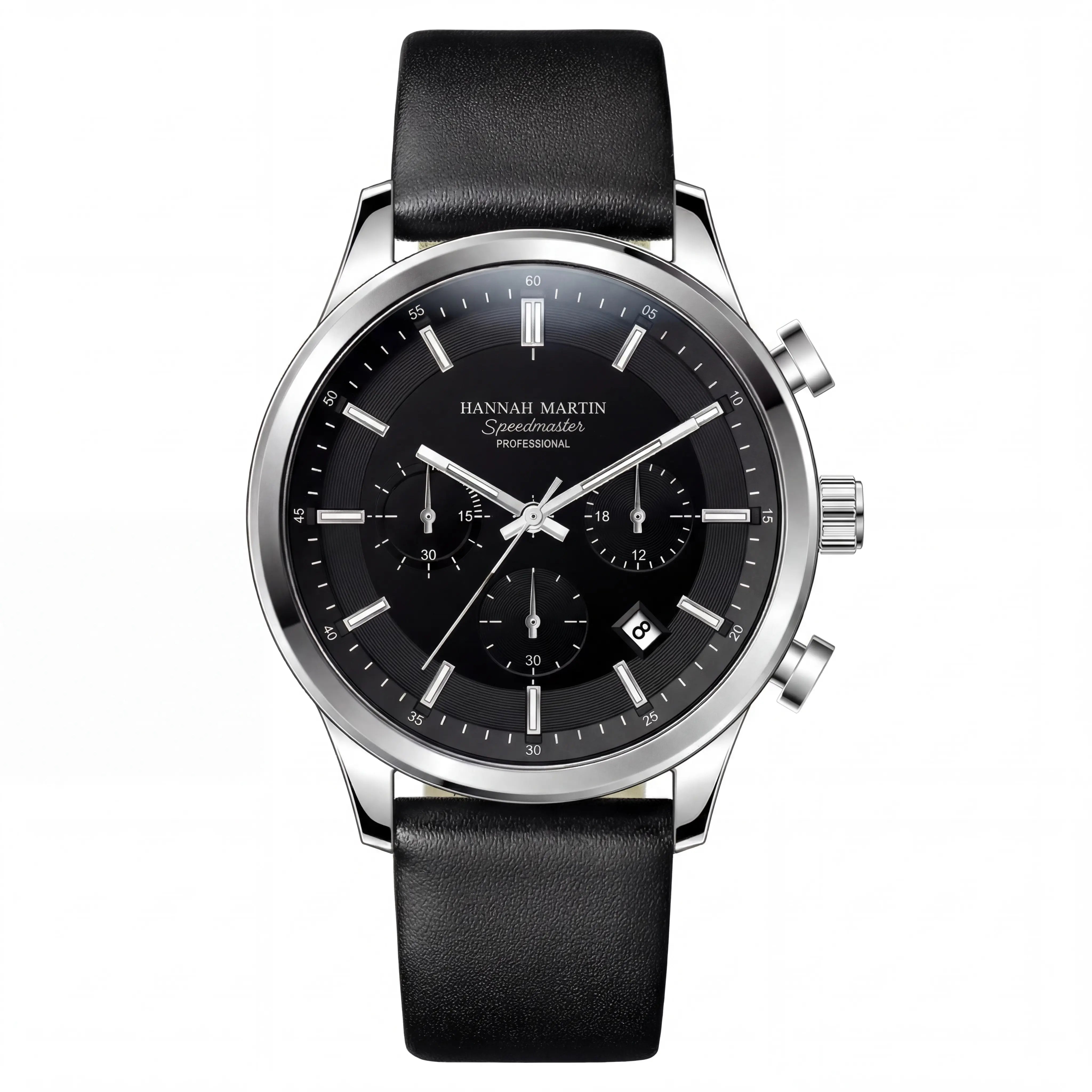 Ravelle Chronograph | Executive Silver Black