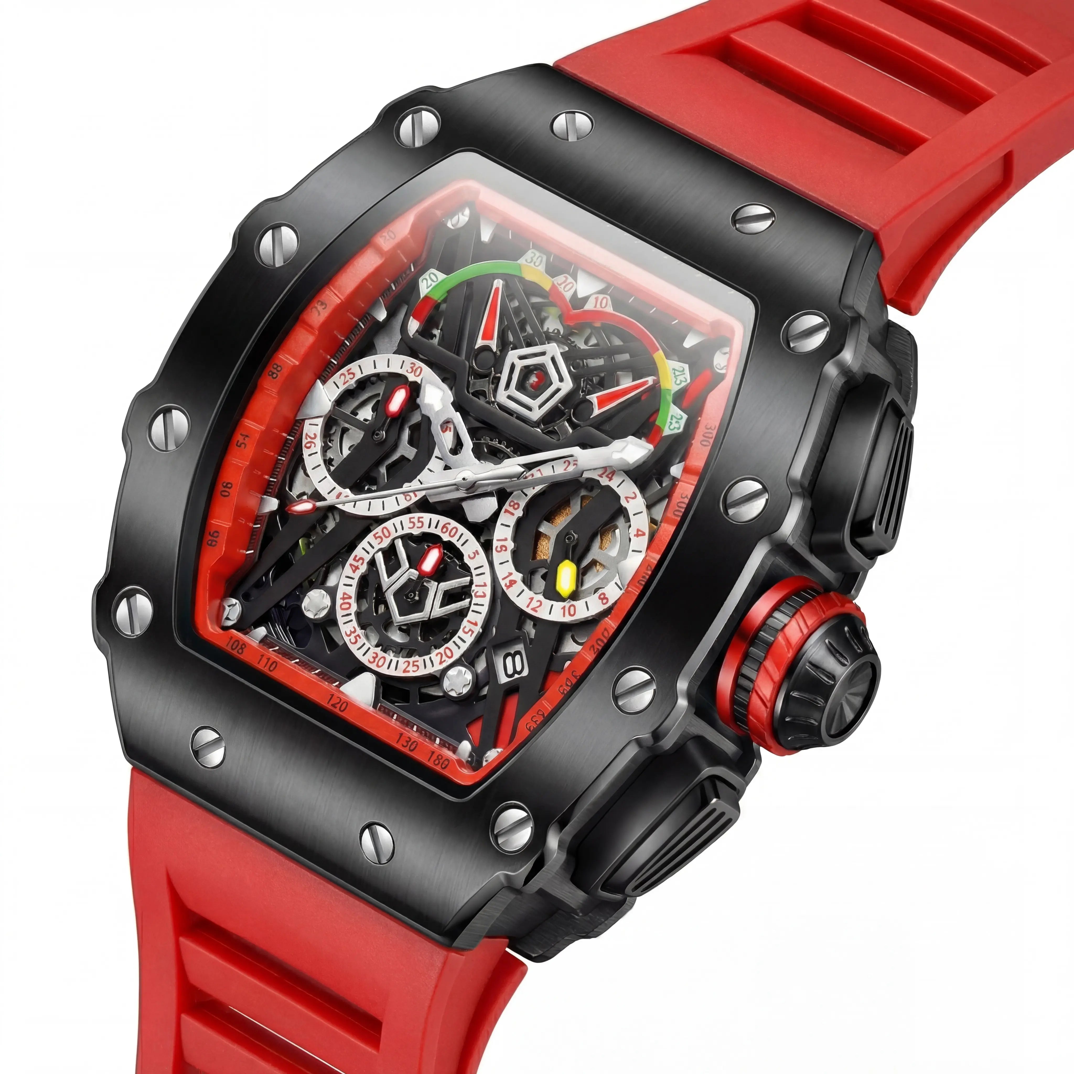 Ravelle Surge Phantom | Black Forge Racing Red Skeleton
